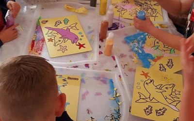 Interactive Sand Art activity 