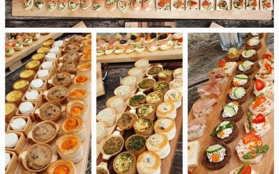 a fantastic range of canapes