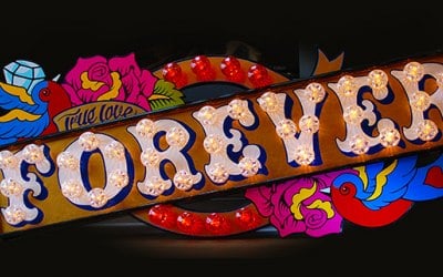 Retro tattoo style