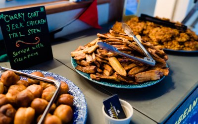 Delicious crispy plantain and fritters