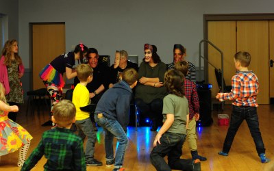 Dance competition with guest judges from the X factor ha 
