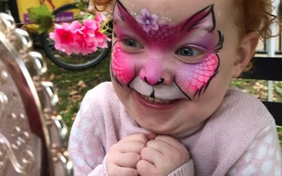 Cute Cat Face Painting