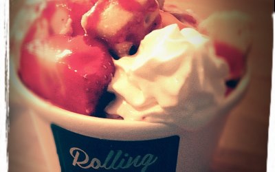 Handmade Strawberry Shortbread Ice Cream