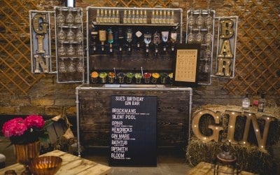 Our Mobile Gin Bar is a must at any event..