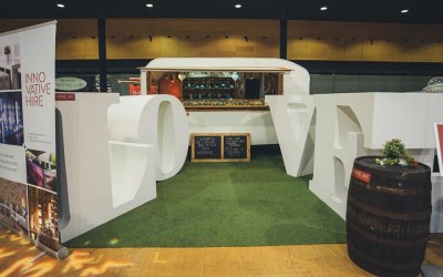 Caravan Bar & GIANT love letters