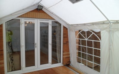 Marquee with dancefloor