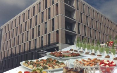 One of our corporate finger buffet lunches