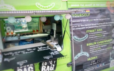 All solar powered to light your way to the Wurst!