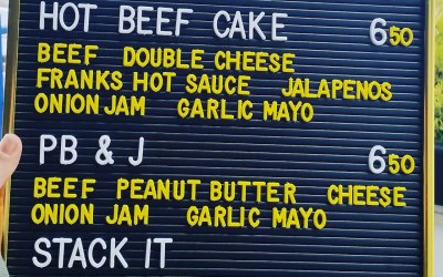 Our core Brick Lane menu 