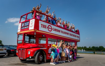Our open topper on a Prom booking