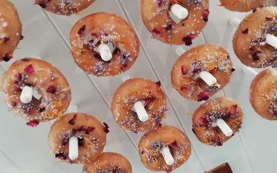 Cake Wall doughnut hooks