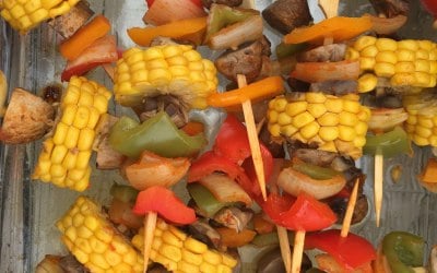 Suya Vegetarian Kebabs
