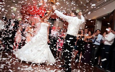 Confetti shower
