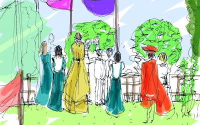 Reportage Event Illustration 