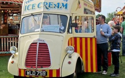 Vintage Retro Ice Cream Van