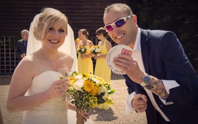 Adam Smith performing at a wedding in Kent