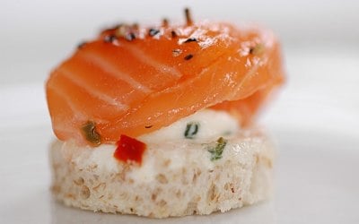 Salmon Canape
