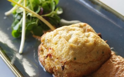 Crab souffle