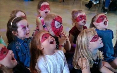 Kids love our puppet shows