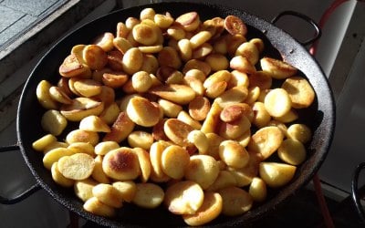 Our Duck fat roast Potatoes