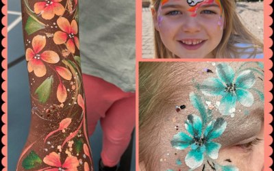 Facepainting always bright and fun 