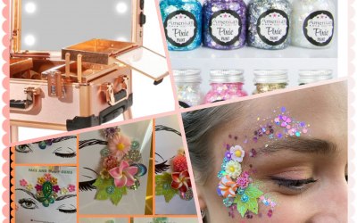 Glitter bar for weddings, hen parties. 