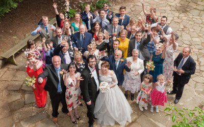 Overhead Wedding Shot