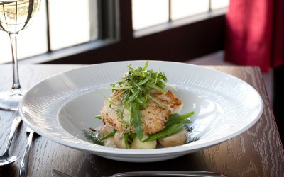 Pan seared cod