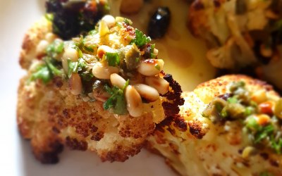 Cauliflower, Raisin & Caper Salad