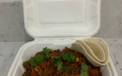 Chilli with Rice