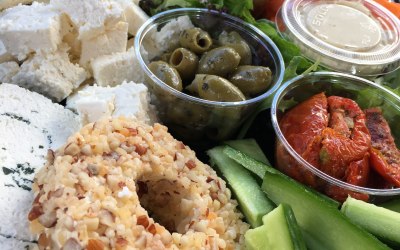 Vegan cheese board 