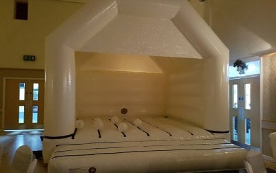 White Wedding Bouncy Castle