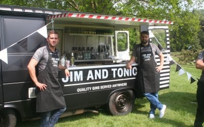 Jim and the crew at a corporate golf day