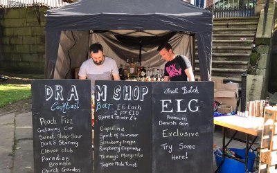 Example of our outdoor cocktail bar