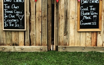 Pimms and Guinness Bar at Eastnor Castle