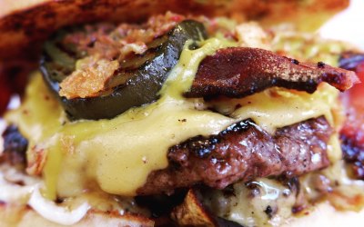 Our most popular menu item is our burger