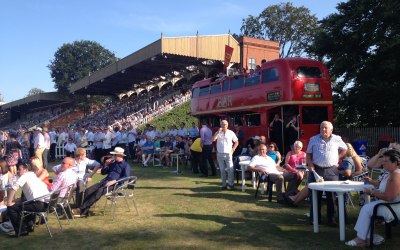 One of our Routemaster's serving the crowds