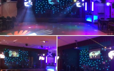 80's night. Video disco. 300 guests Corby