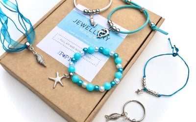 Seaside Jewellery Making Kit - order online at www.purepoppybeads.com
