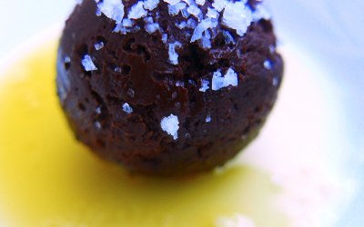 Dark chocolate ganache