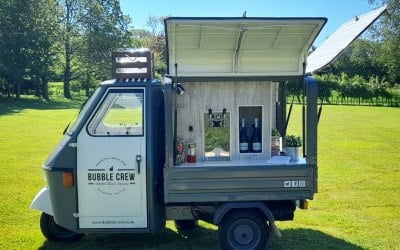 A unique way to serve drinks
