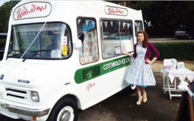 Ice cream van Cotswolds 