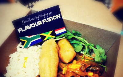 Cape Malay vegetable and tofu curry with coconut rice 