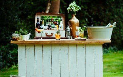 Vintage Bar at Wedding
