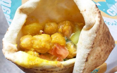 Chapati Man's Chana Aloo Wrap