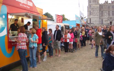 Chapati Man at Camp Bestival