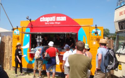 Chapati Man at Glastonbury Festival