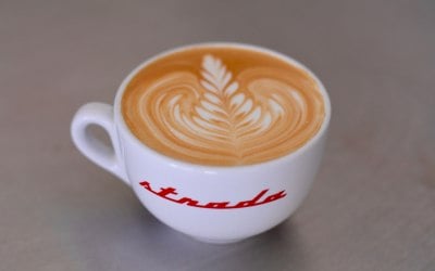 Flat white - Latte art - Rosetta