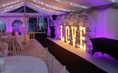 Engagement party 6m x 12m