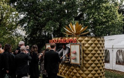 Corporate event with the Pineapple trailer